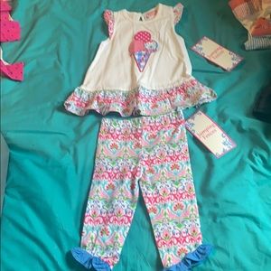 Girls 2 piece outfit 18 months